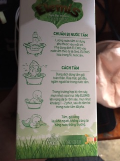 Combo 2 sữa tắm elemis cho bé