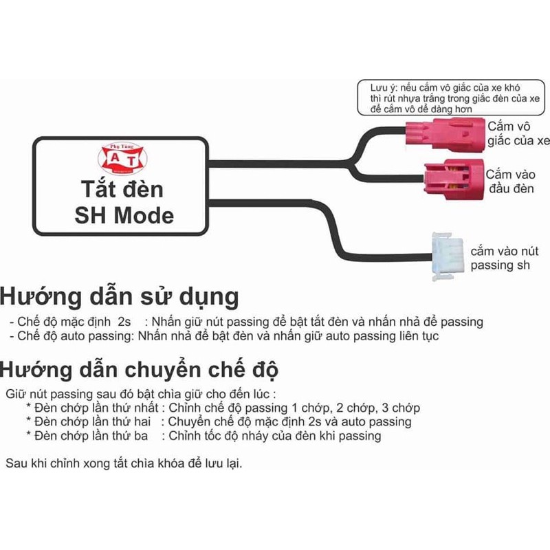 Mạch tắt mở đèn chính cho xe SH MODE 2021