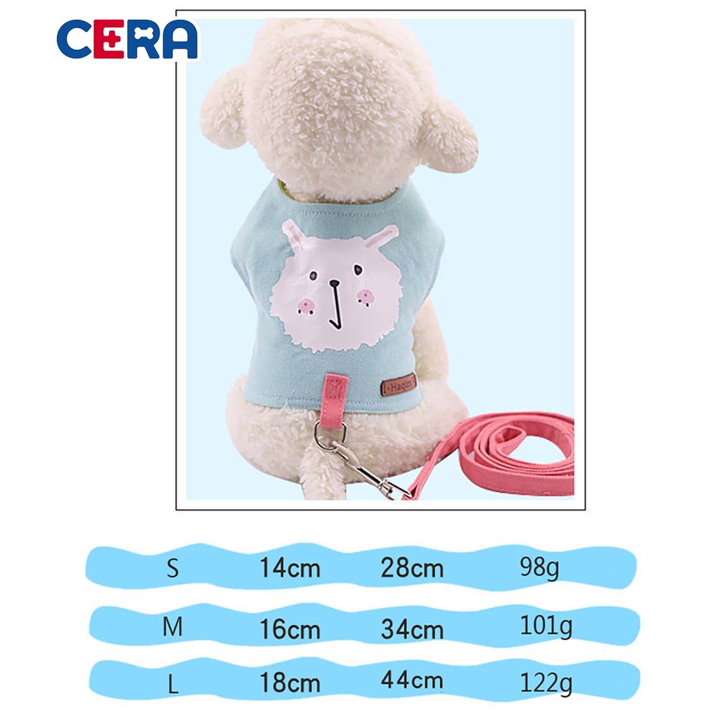 Bộ Dây Dắt Yếm Dễ Thương Tiện Dụng - Dây Dắt 025