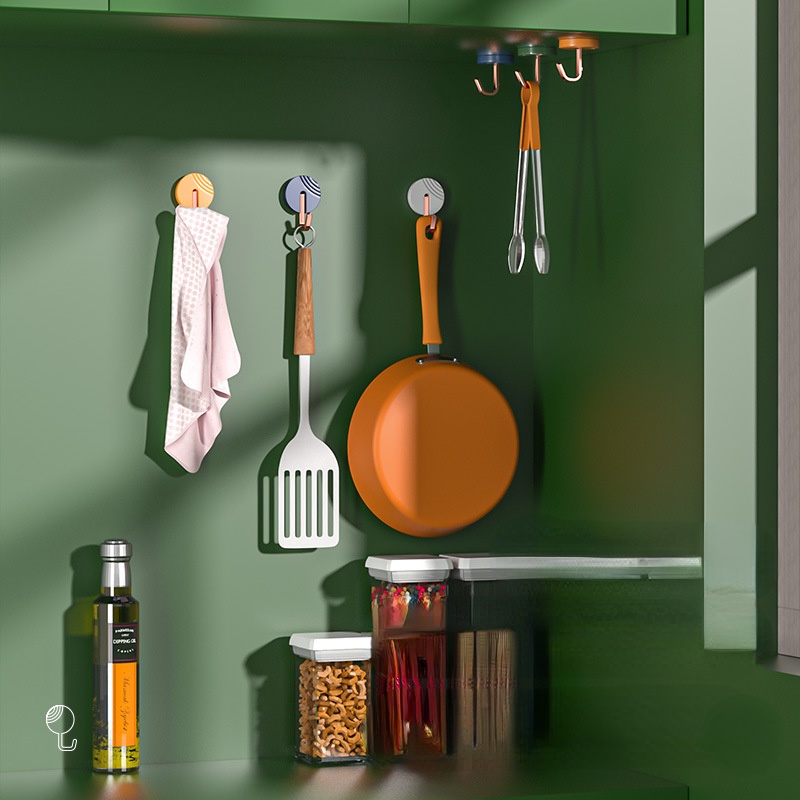 Móc Treo Đồ Gắn Tường Không Cần Khoan Tiện Dụng Cho Nhà Tắm