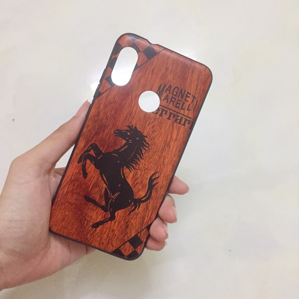 Ốp lưng xiaomi redmi note 5 pro / mi 6x vân gỗ thời thượng