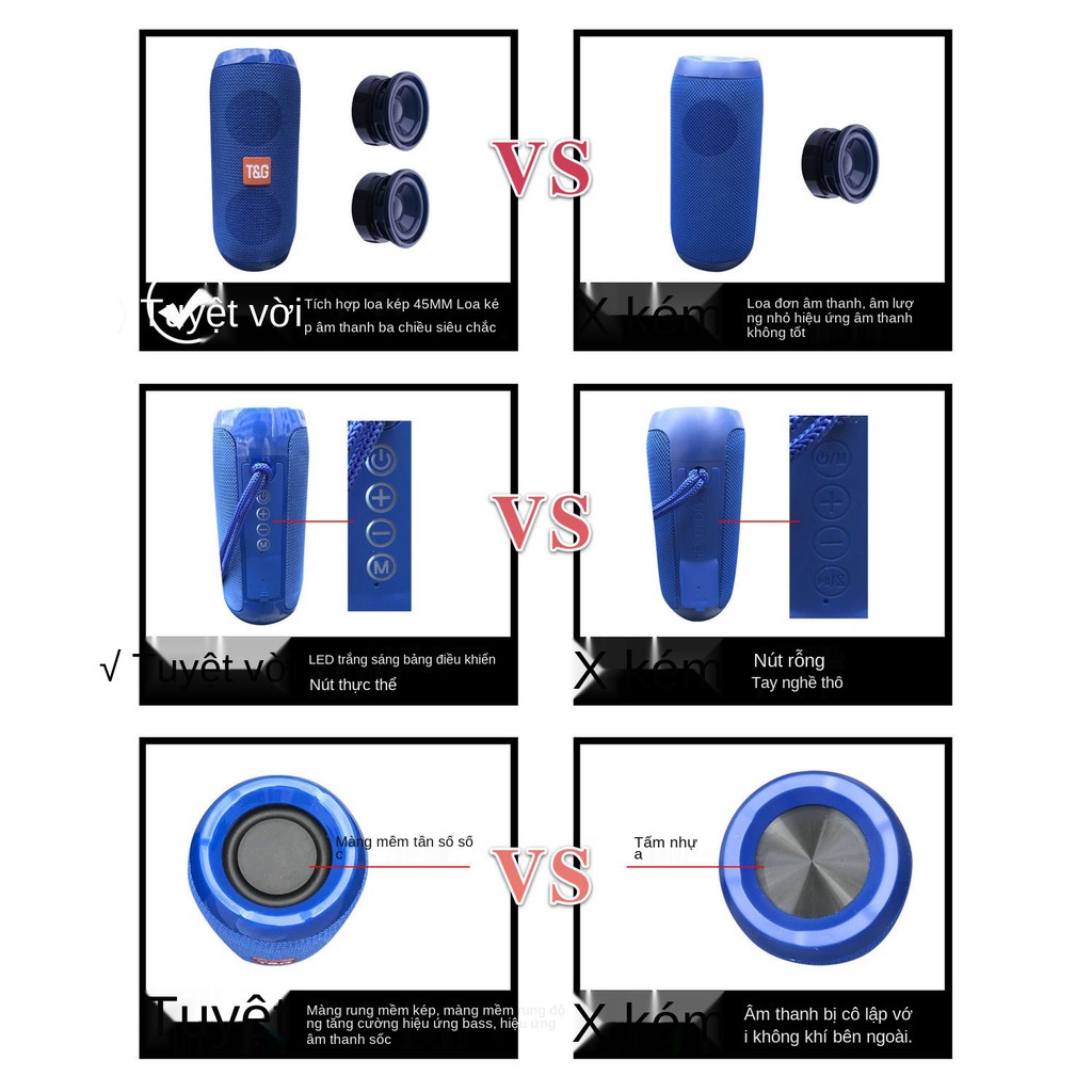 > card loa bluetooth không dây U đĩa âm lượng lớn máy tính ngoài trời xe hơi mini thanh siêu trầm <