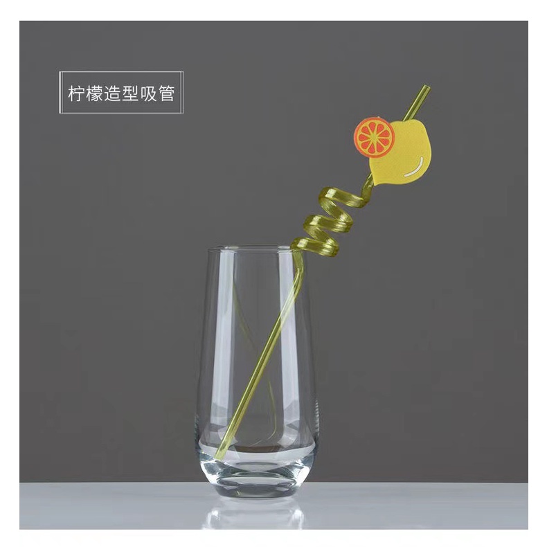 Ống hút hình trái cây dễ thương ngộ nghĩnh cho trẻ em