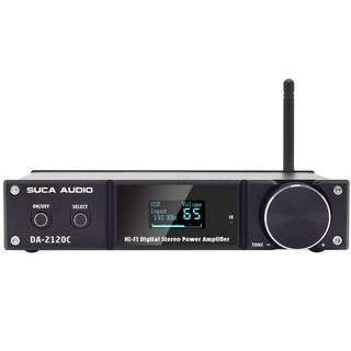 Amply tích hợp giải mã suca audio da2120c+blutooth5.0,usb,optical,coaxial.có remote.