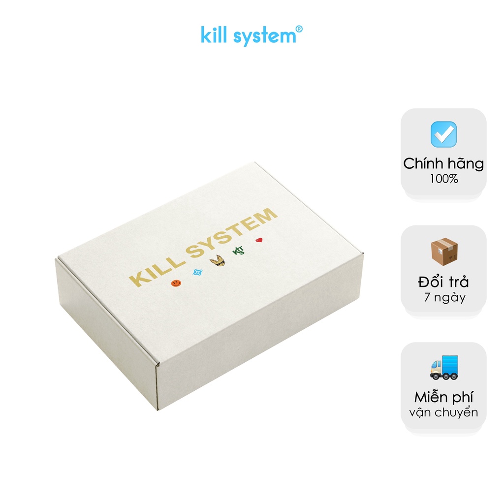 Hộp quà tặng Kill System gift box, thiết kế tinh tế đơn giản, chất liệu giấy cứng cáp, phù hợp tặng quà