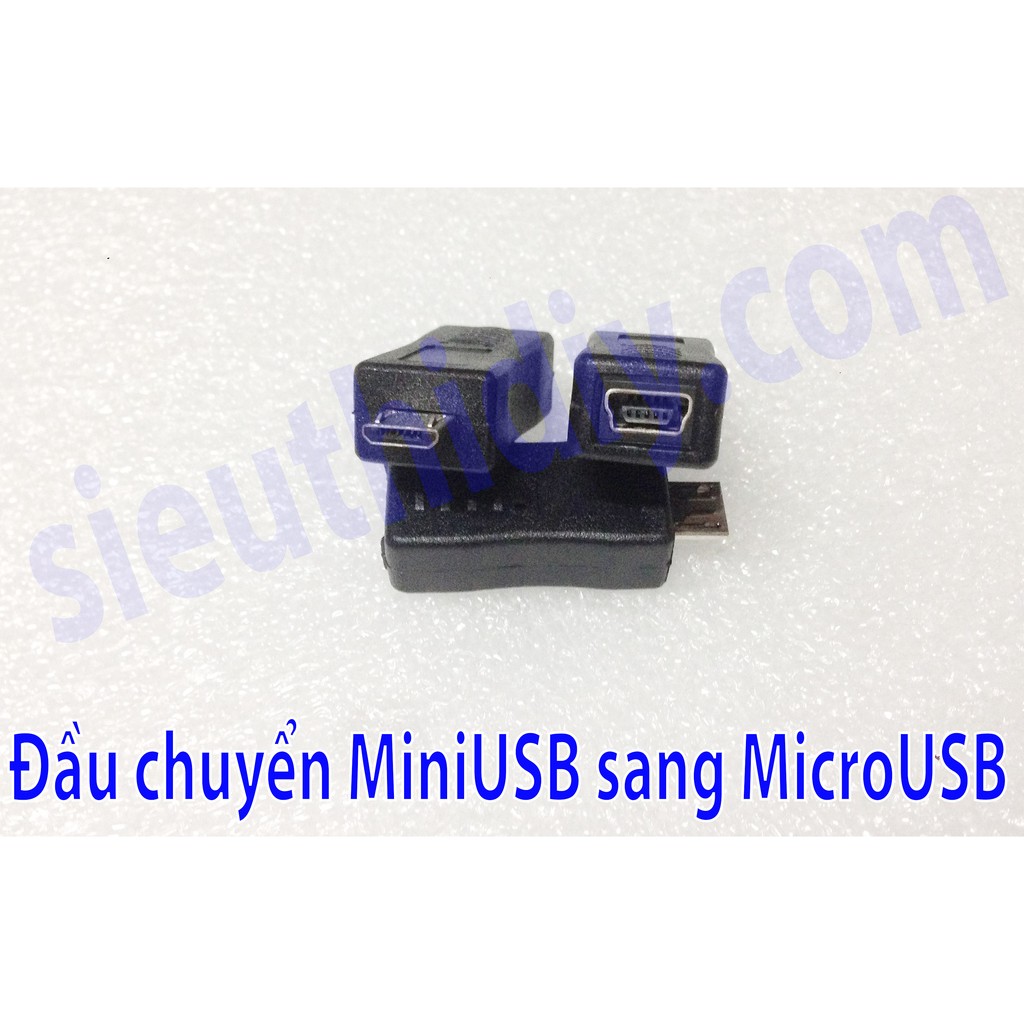 Đầu chuyển miniUSB sang microUSB và ngược lại, sạc, dữ liệu