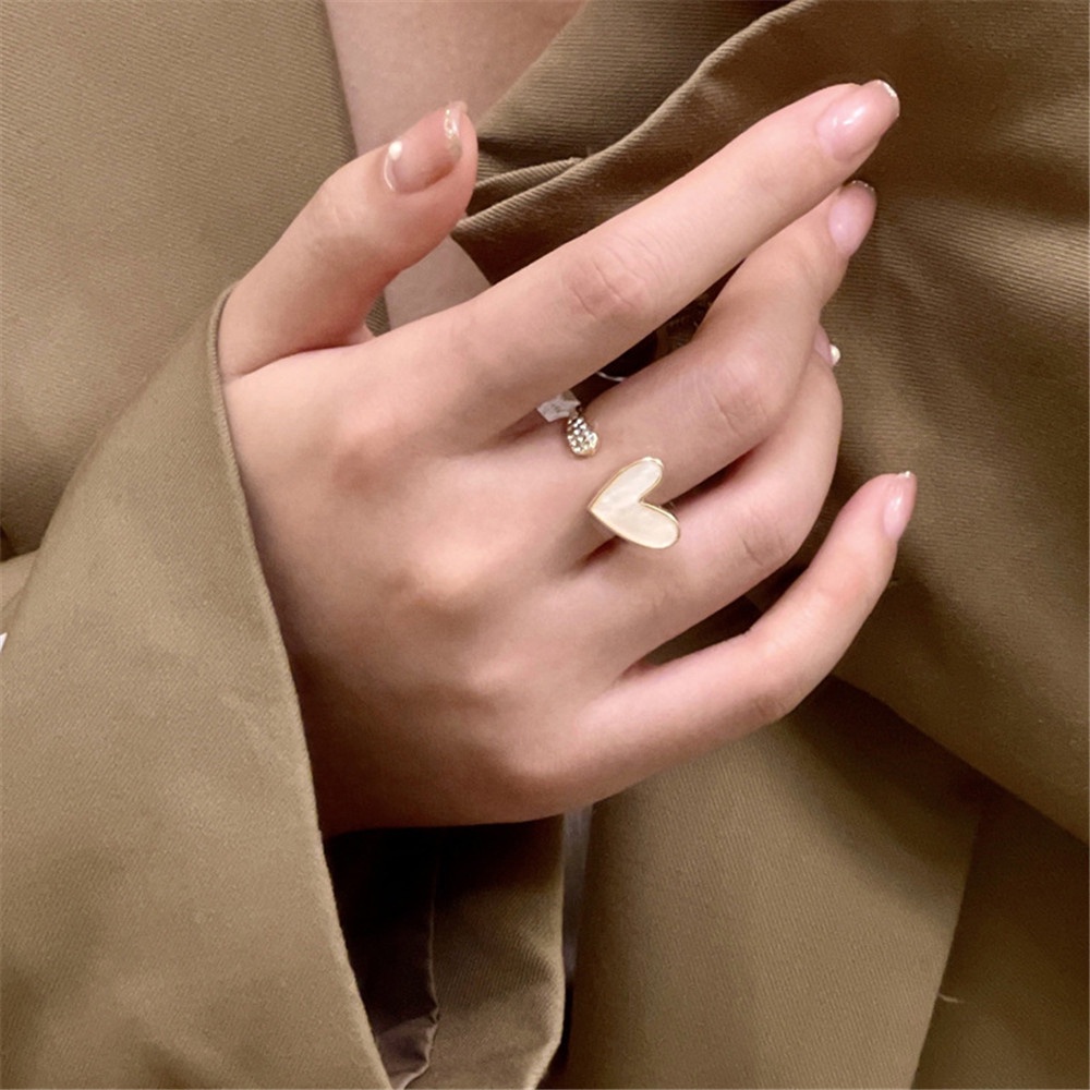 Bộ 1/3 Nhẫn Đính Đá Thời Trang Cho Nữ