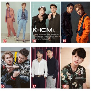 Poster / tranh dán tường ca sĩ JACK & K-ICM (nhiều mẫu)
