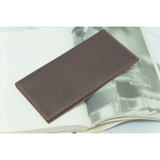 Ví dài cầm tay da bò sáp ngựa điên, nhiều ngăn đựng thẻ, đựng tiền - Leather Crazy Horse LAPELLE