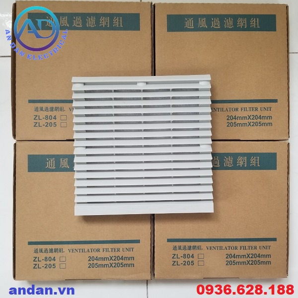 Tấm lọc bụi quạt hút ZL804 - Fan Filter ZL-804, Lọc bui quạt 150x150, 15x15cm, 172x150mm, 17x15cm