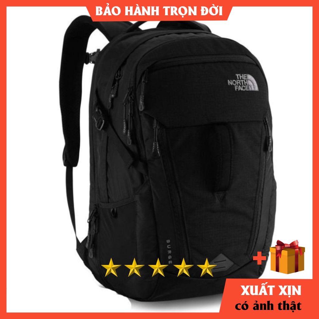 Balo Laptop The North Face Surge  BẢO HÀNH TRỌN ĐỜI  - balo laptop nam chống sốc đựng laptop 15,16,17 inch - đi học