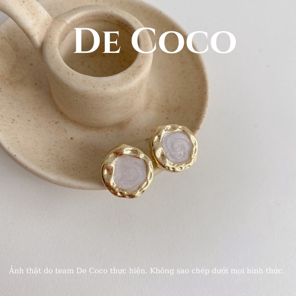 Khuyên tai nữ khảm xà cừ Donna De Coco