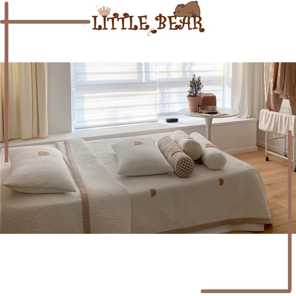 Gối ôm cho bé cotton cao cấp phong cách hàn quốc- Little Bear