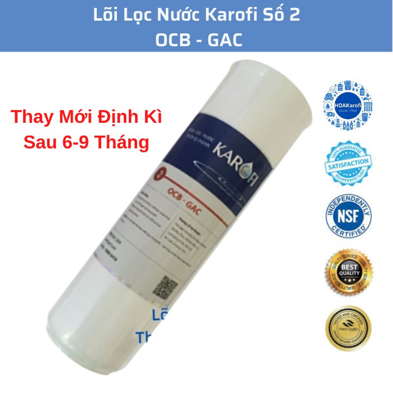 Lõi Lọc Nước Karofi Số 2 Dùng Cho Các Dòng Máy Lọc Nước RO