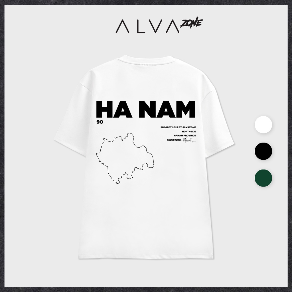Áo Thun Hà Nam LocalBrand Phông Cổ Tròn Tay Lỡ Unisex Nam Nữ Thế Hệ Genz