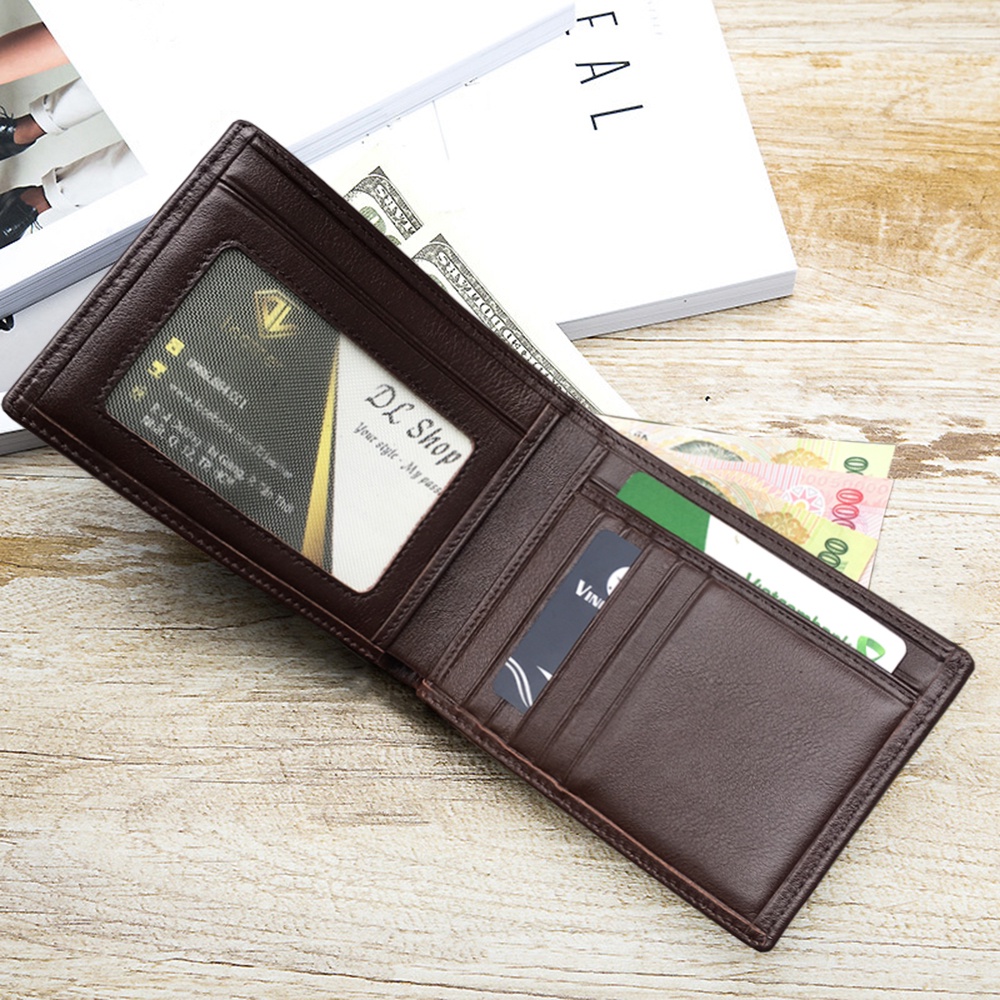 Ví Da Nam DLLeather Ví Da Bò Xịn 100%