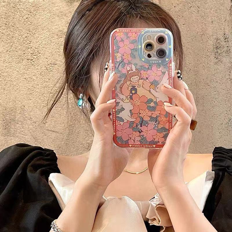 Ốp Điện Thoại Trong Suốt In Hình Thỏ Esther Dễ Thương Cho IPhone 13 Pro Max 12 Pro Max 11 Pro Max XR 6s 7 8 Plus