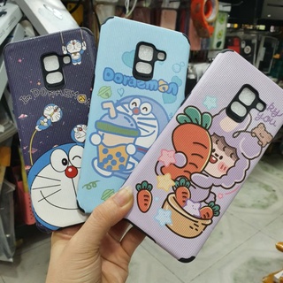 Ốp lưng Samsung A8 Plus dẻo hình dày dặn chống sốc bảo vệ camera in hình siêu dễ thương