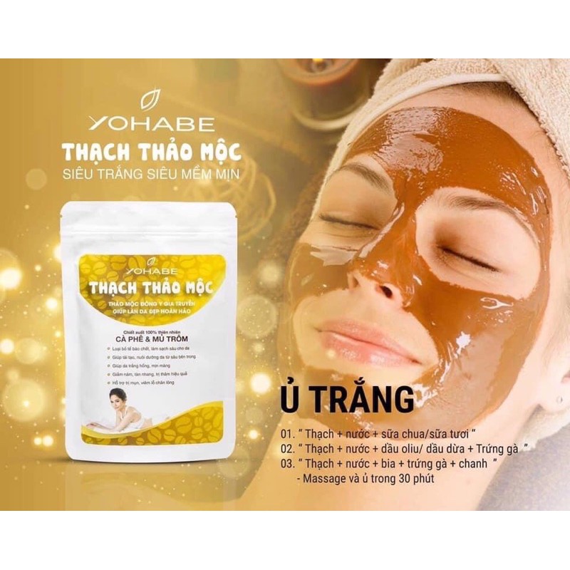 Bột thạch rửa mặt