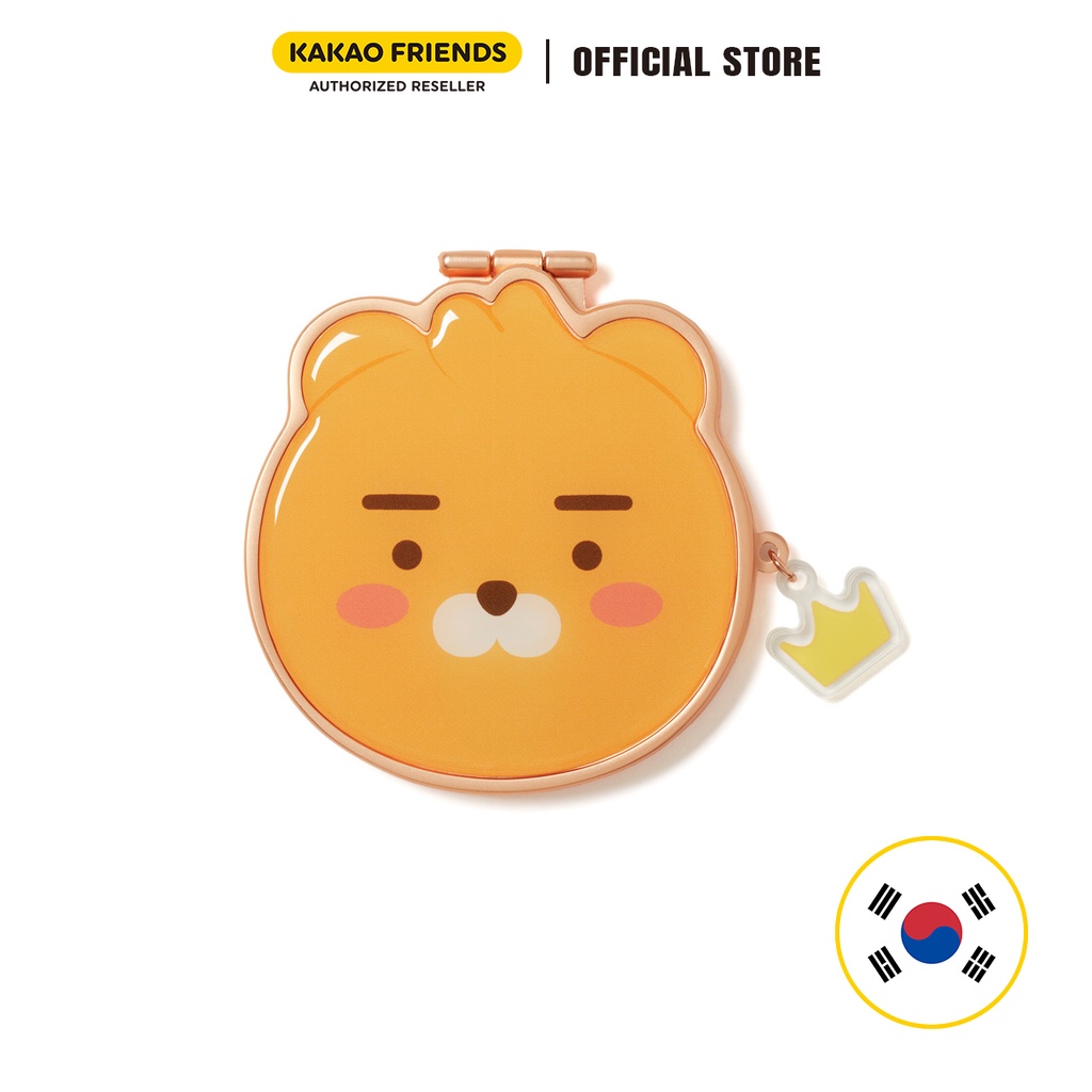 Gương Gập Mini Kakao Friends Ryan màu càm dễ thương siêu cute F10638