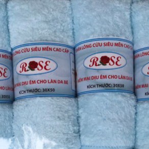Khăn Tắm , Khăn Mặt ROSE, Lông Cừu Sợi Siêu Mền Cao Cấp (Thái Lan)