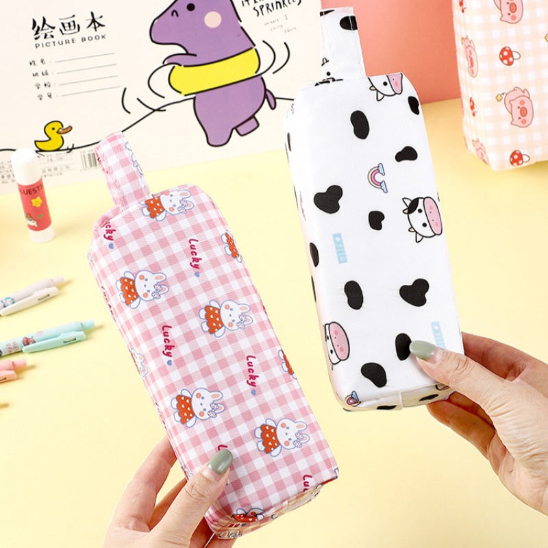 Túi Đựng Bút Đa Năng Sức Chứa Lớn Phong Cách Hoạt Hình Nhật Bản Đơn Giản Cho Học Sinh Tiểu Học Ốp