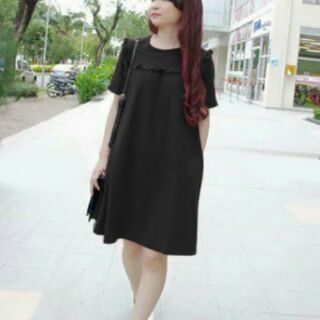 Đầm bầu suông đơn giản dễ thương