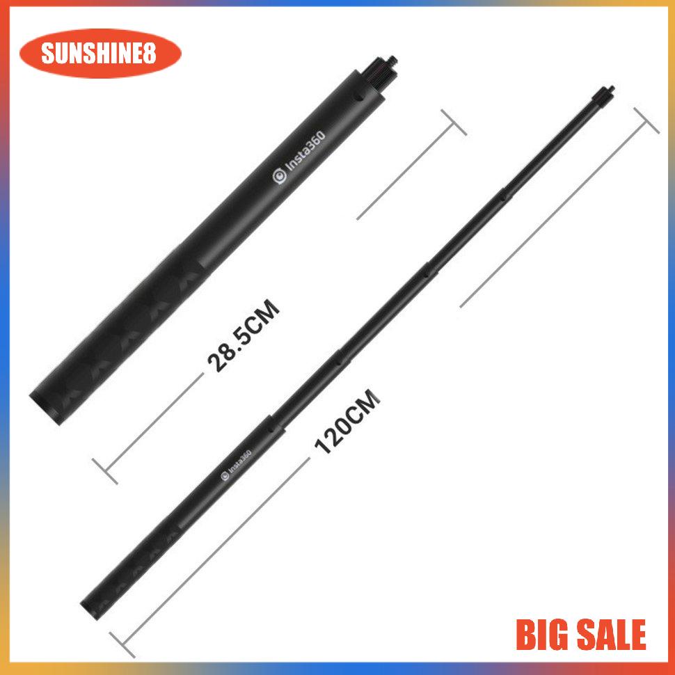 【SUN】Gậy chụp ảnh tự sướng cho Insta360 X / ONE / EVO Gậy chụp ảnh tự sướng vô hình gốc 1,2m