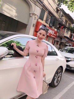 Đầm hoa 3D sang chảnh