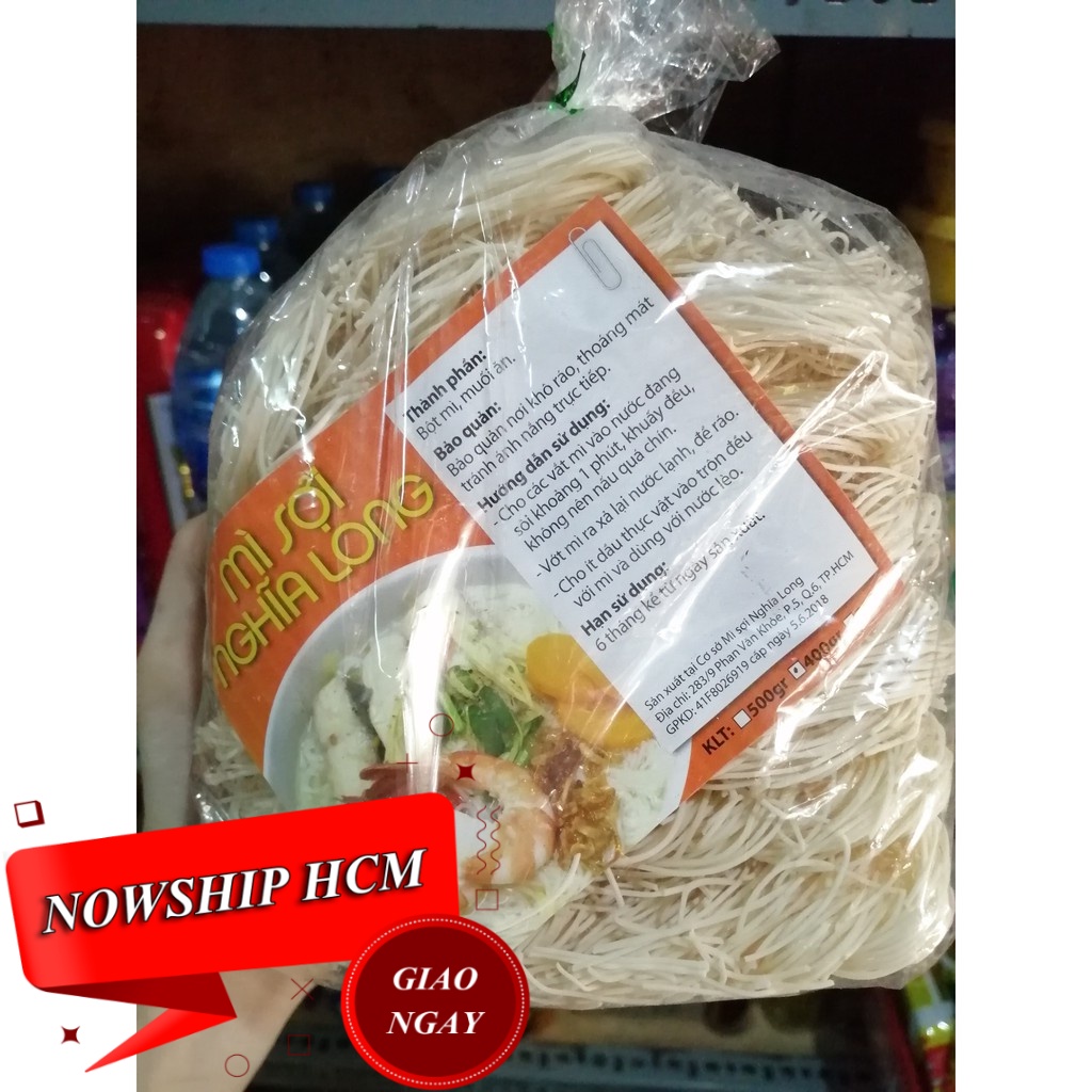 Mì Chỉ Người Hoa Nghĩa Long 400gr - Mì Mềm | BigBuy360 - bigbuy360.vn