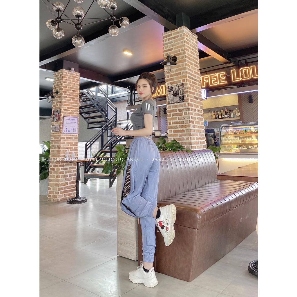 Quần jogger dây kéo -vải gió cát cao cấp  Eothon60