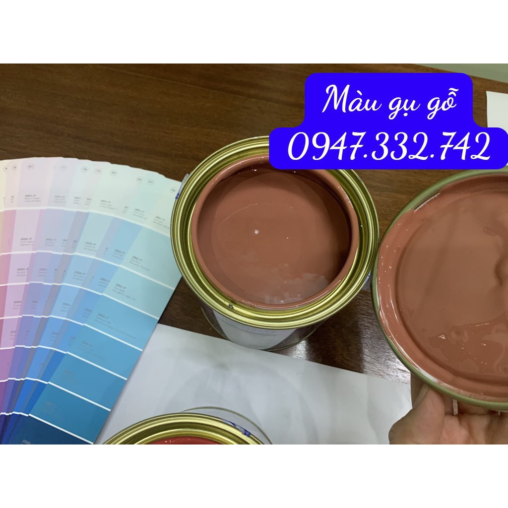 Sơn chậu cảnh màu gụ gỗ, sơn trang trí MY HOUR