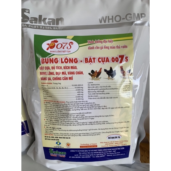 007s bung lông bật cựa