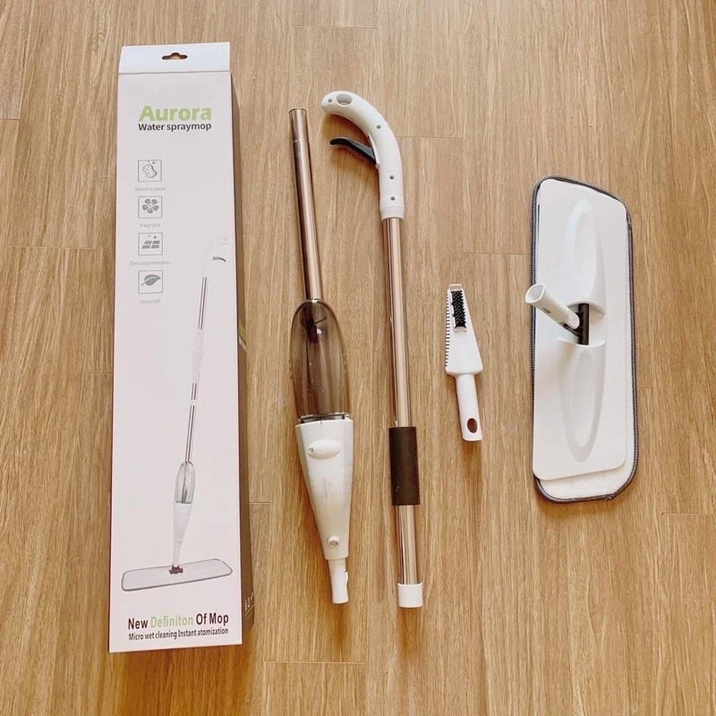Cây Lau Nhà Phun Sương Xoay 360 Độ Aurora Chính Hãng