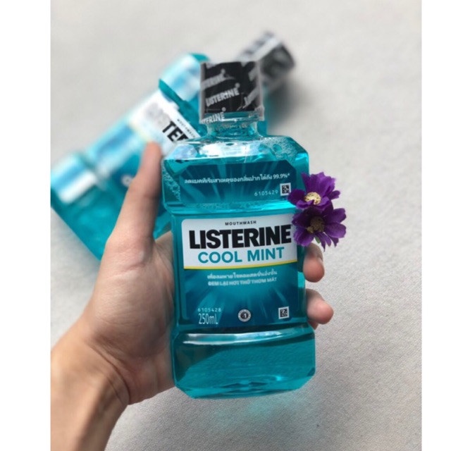 Nước Súc Miệng Listerine Bạc Hà Cool Mint Diệt Khuẩn, Giữ Hơi Thở Thơm Mát (Thái Lan)