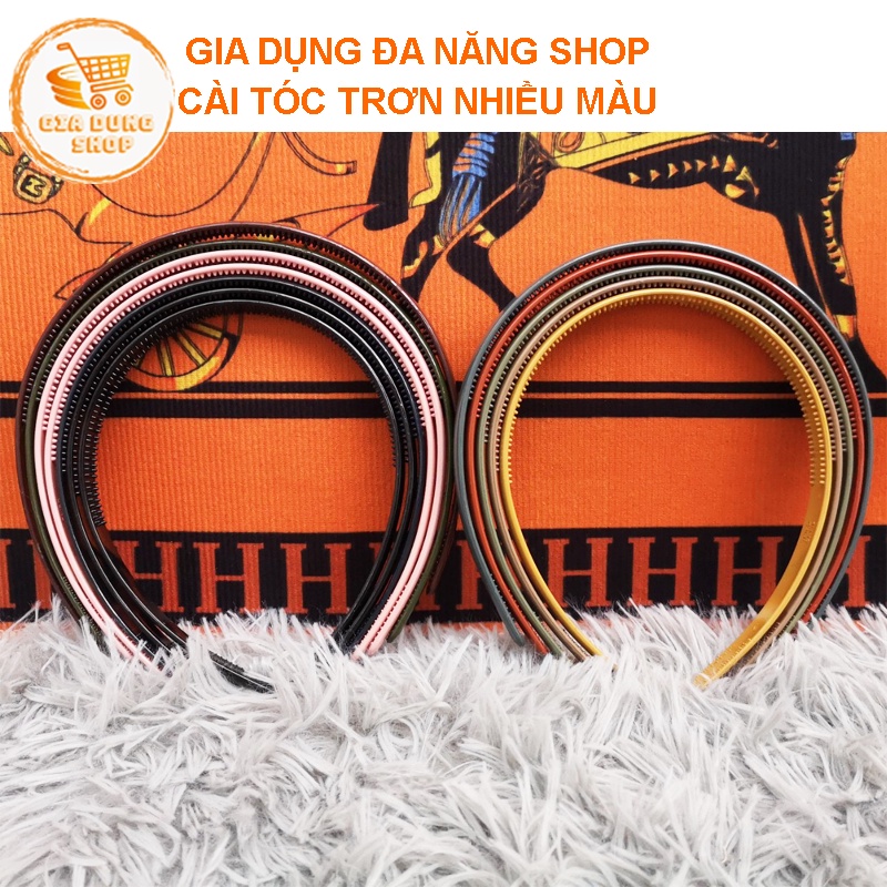 Băng đô, cài tóc trơn nhiều màu đơn giản tiện dụng cho nữ