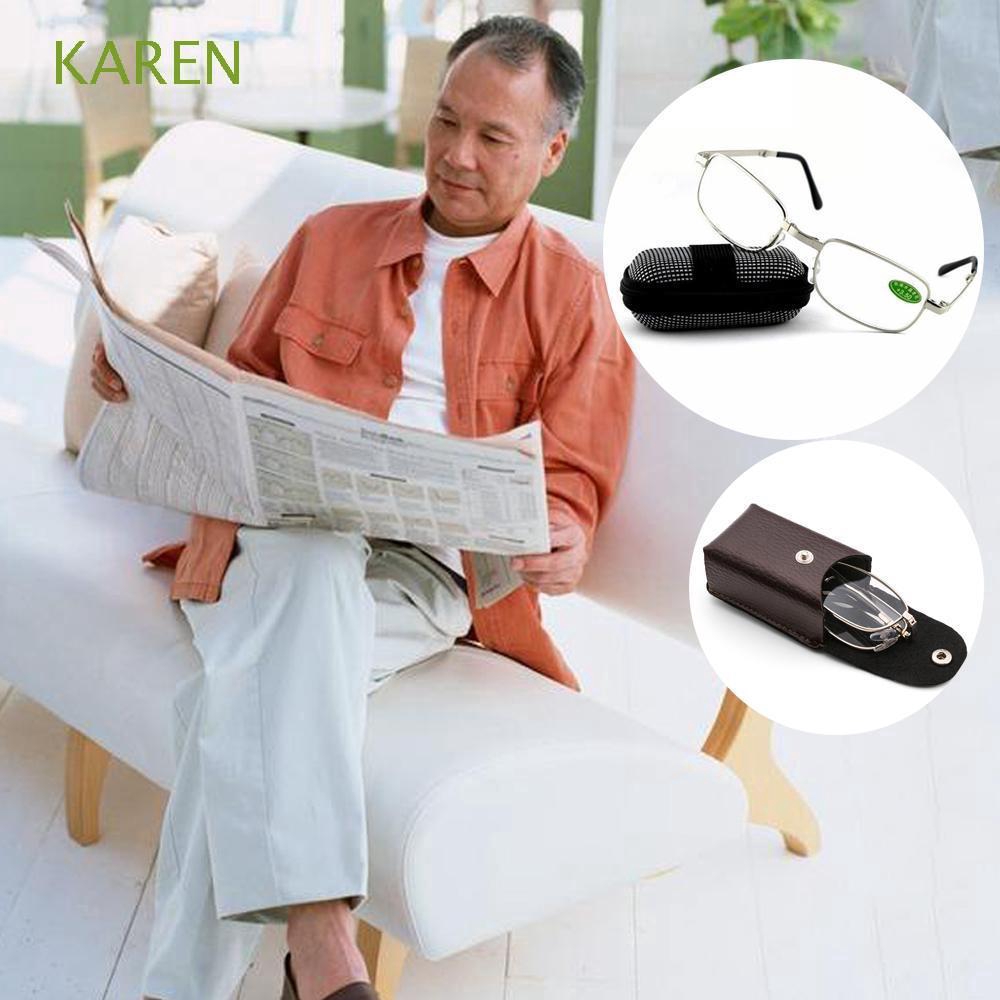 Kính lão thời trang có thể gấp gọn kèm hộp tiện dụng
