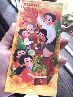 Combo 250 bao lì xì thuần Việt