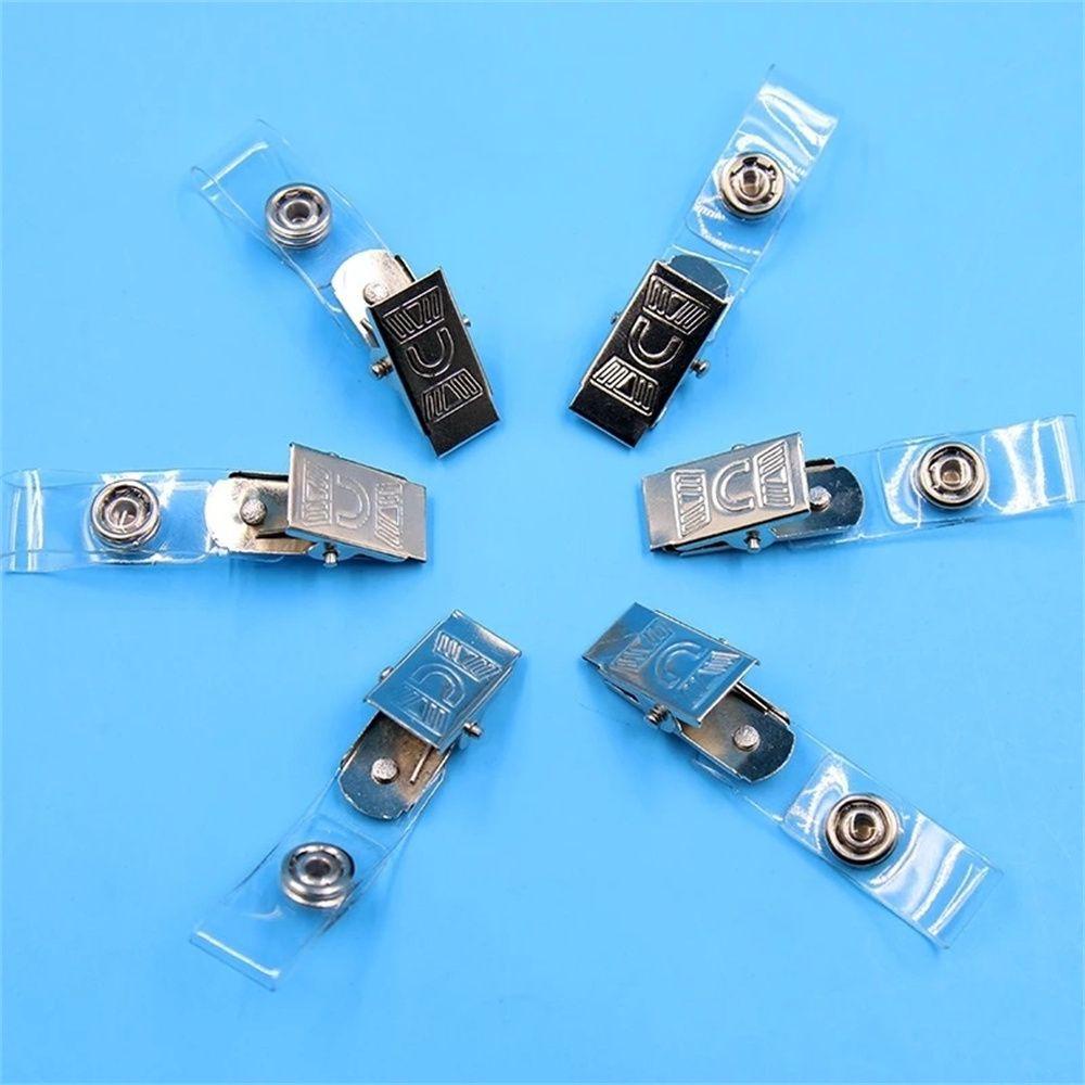 LANFY Kẹp Giữ Thẻ ID / Thẻ ID Bằng Thép Không Gỉ Tiện Dụng Cho Trường Học / Văn Phòng