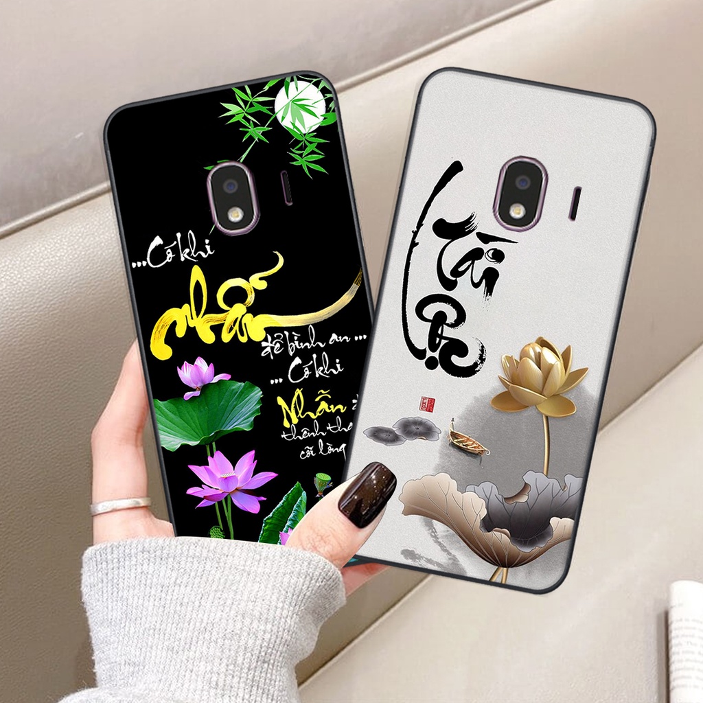 Ốp lưng Samsung Galaxy  J2 PRO / J2 CORE / J4 2018 in hình chữ tài chữ lộc, Cha Mẹ, bình an SIÊU ĐẸP