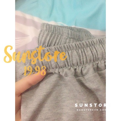 Quần culottes ống suông dáng dài chất thun quảng châu 2 màu xám và đen Ulzzang