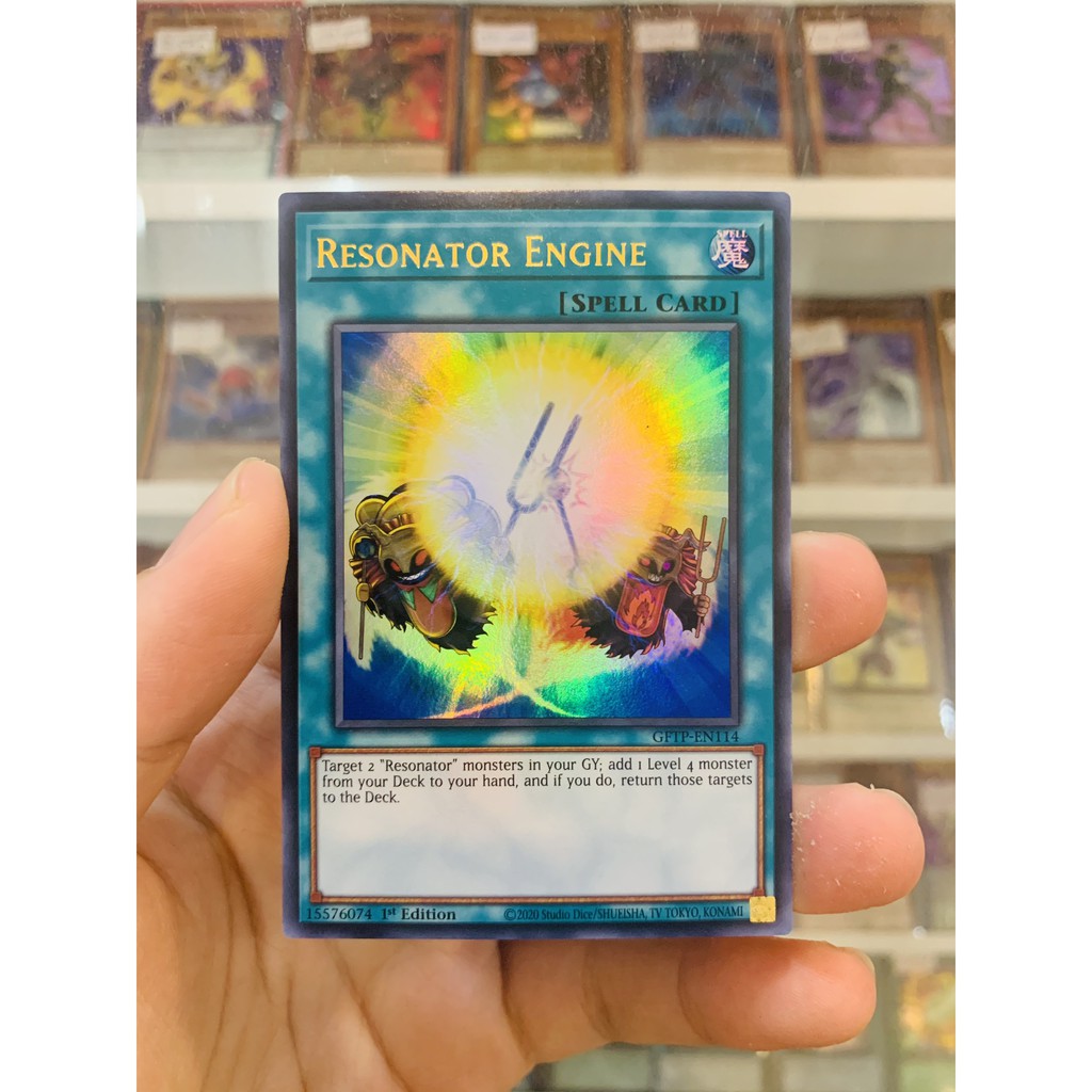 Thẻ Bài YugiOh! Mã GFTP-EN114 - Resonator Engine - Ultra Rare - 1st Edition