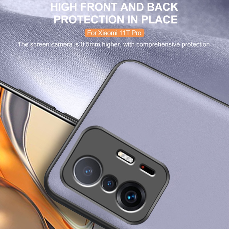 Ốp Điện Thoại Da Chống Sốc Sang Trọng Cho Xiaomi Mi 11T 11i 11 Pro mi11lite Ultra 4G 5G