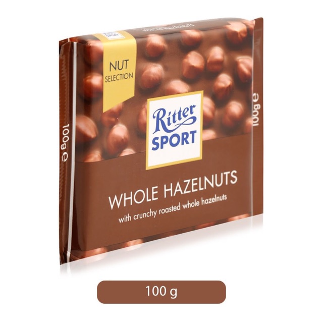 Socola Sữa Nhân Hạt Dẻ Ritter Sport 100g