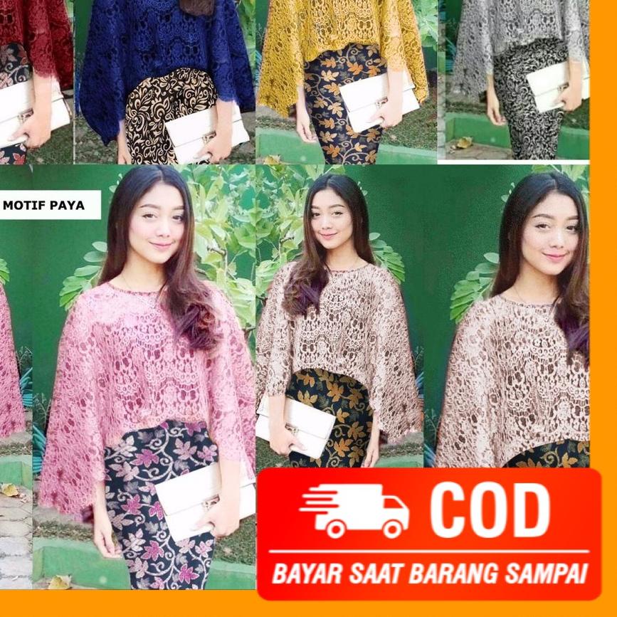 ✵ Cape Vanya Bộ Áo Kiểu Tay (5 Wrn) + Chân Váy Prada Cotton Lấp Lánh | BigBuy360 - bigbuy360.vn