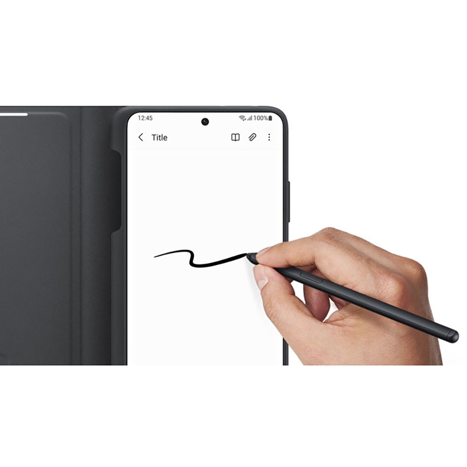 Bao Da Clear View samsung S21ultra NoBox -chính hãng