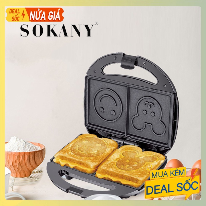 Máy kẹp nướng bánh mỳ Sandwich hình ngộ nghĩnh