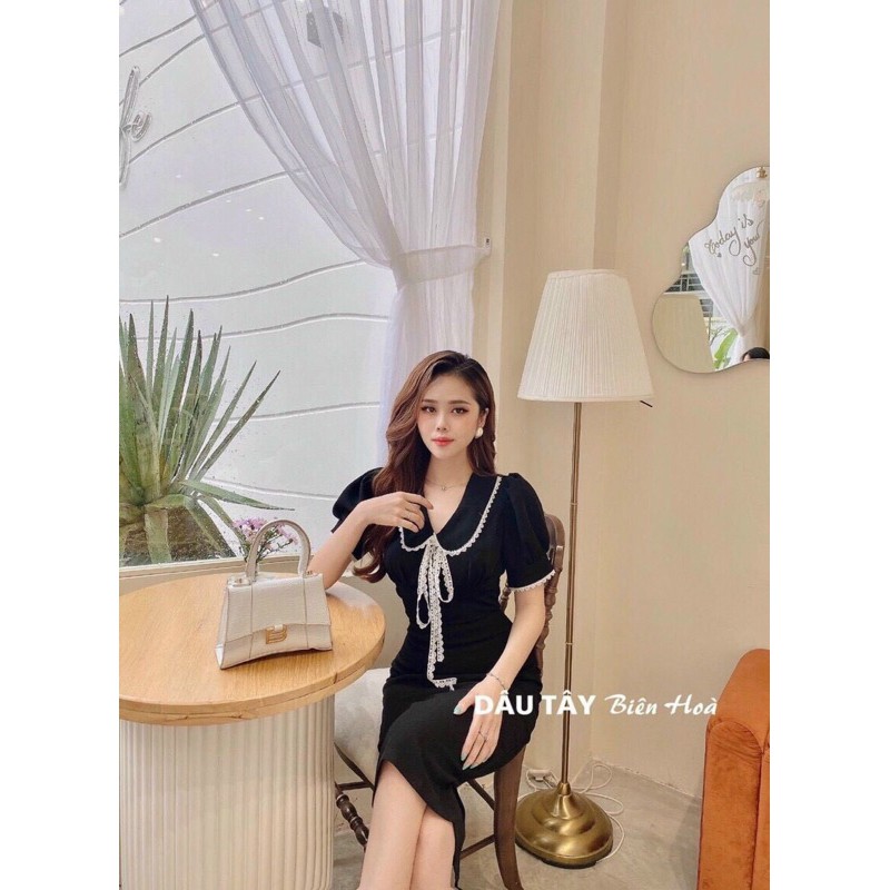 Đầm Tiểu Thư Bèo Phối Ren Form Dài Đẹp Xuất Sắc | BigBuy360 - bigbuy360.vn