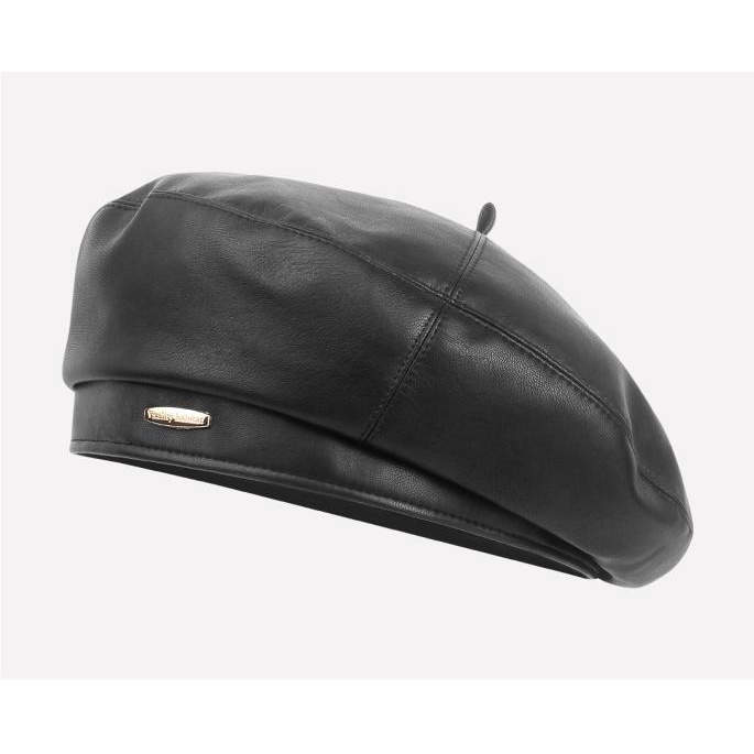 Mũ Beret Da Thời Trang Dành Cho Nữ