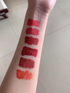 Set son lì Vongee hoạ tiết
